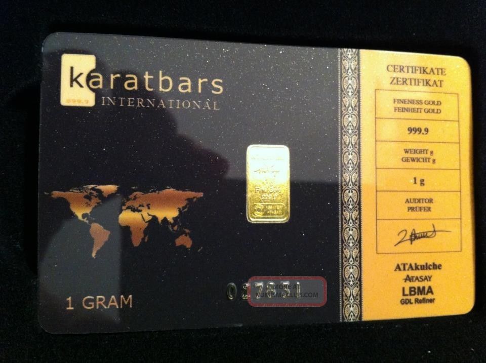 Gold Luxury Package 1 Gram Of Gold Bullion With Affiliate Program Inside