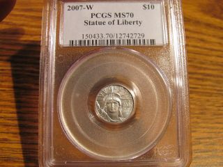 2007 - W $10 Platinum Eagle 