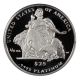 2004 - W Platinum Eagle $25 Pcgs Proof 69 Dcam Statue Liberty 1/4 Oz Platinum photo 3