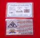 Certificate Acb Pyramid Platinum 5grain Bullion Minted Bar 99.  9 Pure Platinum photo 1