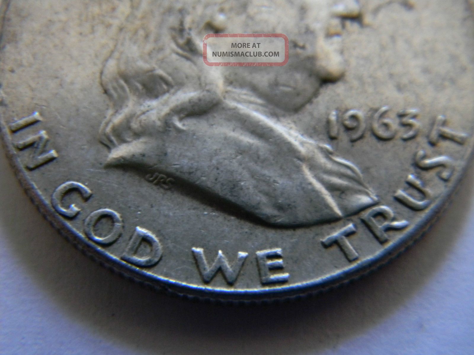 1963d Franklin Silver Half Dollar