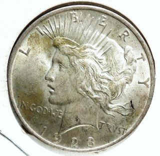 1923 Peace Dollar 90% Silver ($1) – Candidate For High Grading Gem photo