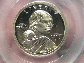 2002,  Sacagawea Dollar Pcgs Pr69dcam photo