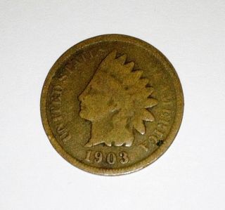 1903 Indian Head Cent Combine photo