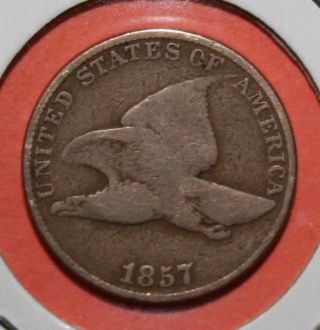 1857 Us Small Cent Flying Eagle photo