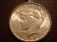 Uncirculated 1923 Peace Silver Dollar Necklace 