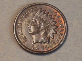 1889 Indian Head Cent (uncirculated) 8695 photo