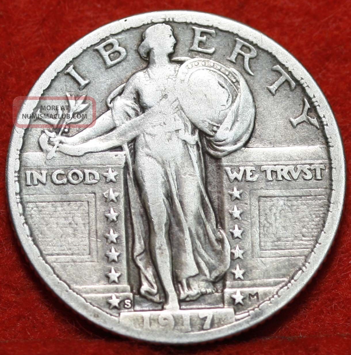 1917 S Standing Liberty Quarter