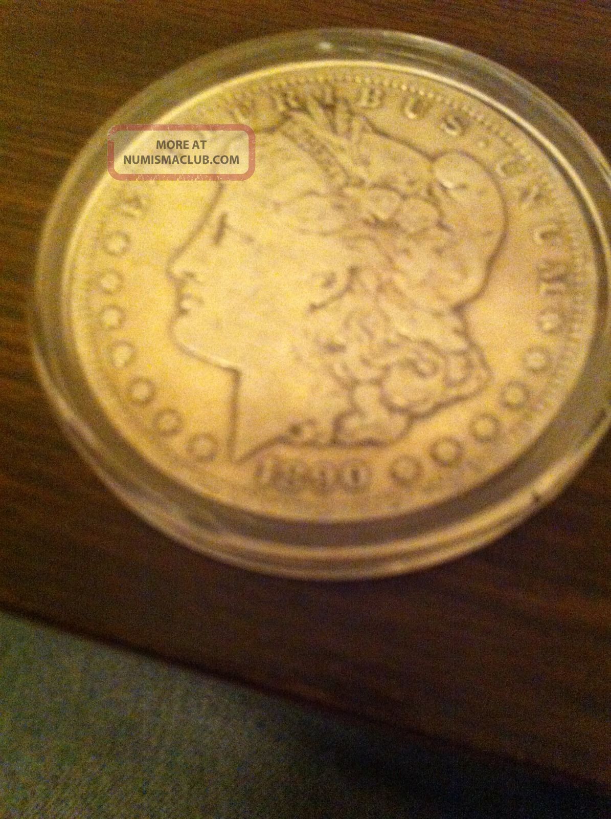 1890 - Cc Morgan Silver Dollar Coin