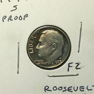 1977 S Roosevelt Dime - Proof photo