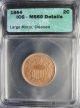 1864 Two Cent Large Motto Icg Ms 60 Details Coins: US photo 2