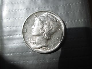 1945 - S Mercury Dime In About Uncirculated Range,  Most Luster photo