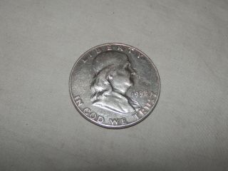 1952 Silver Ben Franklin Half Dollar photo