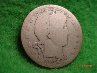 1915 Barber Quarter,  About Good photo