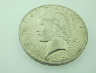 1923 Peace Silver Dollar United States Coin - 119 photo