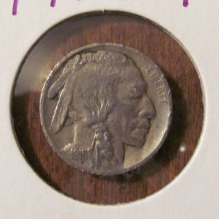 1915 - P Buffalo Nickel Clear Date photo