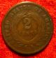1864 2 Cent Civil War Coin Full Date And Full Rim Both Sides Coins: US photo 1