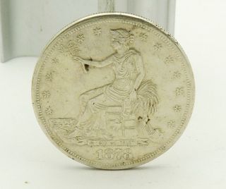 1878 S Silver Trade Dollar Sharp Detail Full Rim photo