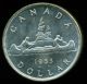 1953 Canada Silver Dollar,  Iccs Certified Ms - 62 Nsf;swl Coins: Canada photo 1