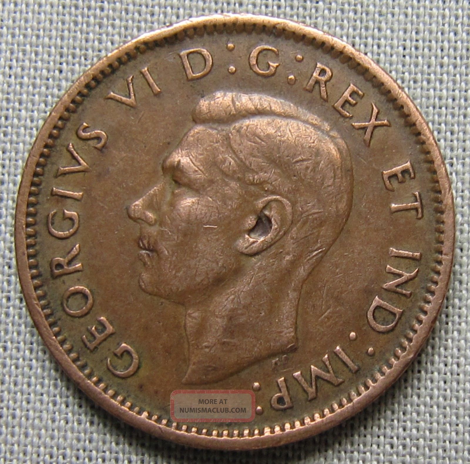 Canada 1942 1 Cent George Vi