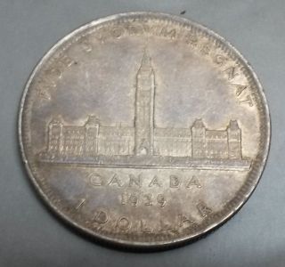 1939 Canadian $1 Dollar Silver Coin - Choice Very Fine To Extremely Fine photo