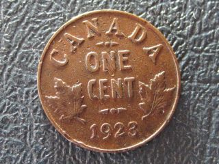 Canada 1923 Very Fine Small Cent photo