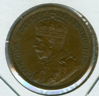 1918 Canada Large Cent Au Grade. photo