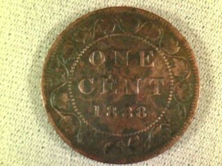 1888 Canada Large Cent photo