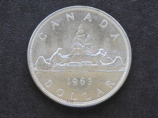 1963 Canada Silver Dollar Canadian Coin A1748 photo