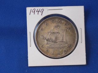 1949 Canada Silver Dollar George Vi Canadian B2811 photo