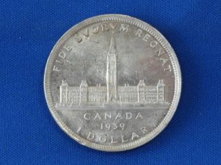 1939 Canada Silver Dollar B1071 photo