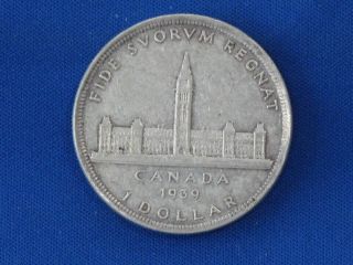 1939 Canada Silver Dollar B1068 photo