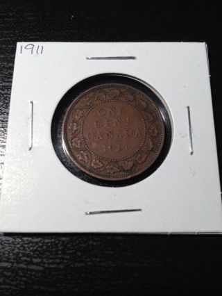 1911 Canadian Large Cent photo