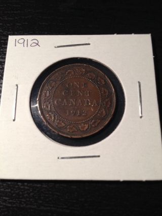 1912 Canadian Large Cent photo