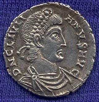 Julian Ii (360 - 362ad) Silver Siliqua From Trier (germany) Very photo