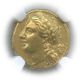 Sicily Agathocles C.  317 - 289 Bc El 50 Or 25 Litrai (3.  55g) Ch Xf | Ngc Graded Coins: Ancient photo 1