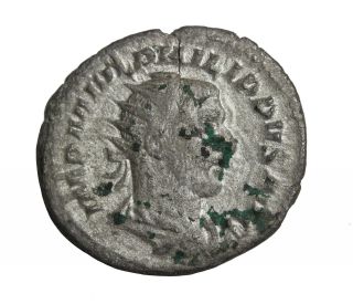 Ancient Roman Imperial Philip I 244 - 249 Ad Ar Antoninianus Coin photo