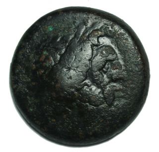 Ancient Alexandria Egypt Ptolemy Ii 269 - 68 Bc Ae Obol F About Vf Greek Coin photo