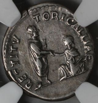 Hadrian Ngc Ch Vf Travel Series Gaul Commem Denarius 130 Ad Rare Ngc Star photo