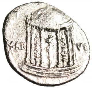 Augustus Silver Ar Denarius 