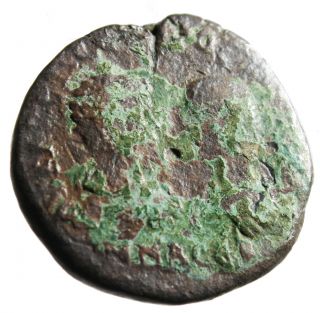 1 Cent Start Rare Two Bust Coin Of Macrinus & Diadumenian Of Markianopolis photo