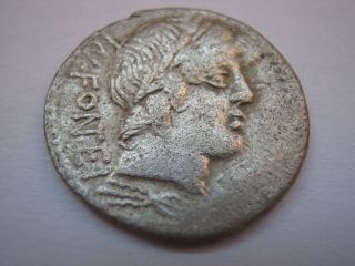 Roman Republic Of Family Fonteia,  85 B.  C. photo