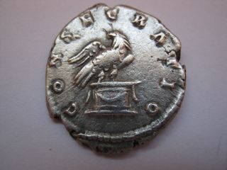 Roman Silver Denarius Of Imp.  Antonius Pius,  138 - 161 A.  D. photo