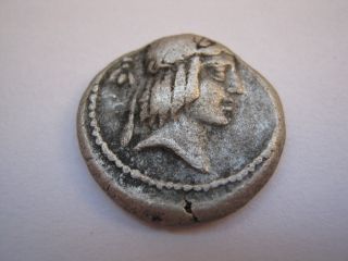 Roman Republic Of Family Clapurnia,  90 B.  C. photo