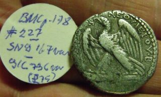 Old Coll ' N Ticket.  Syria,  Tripolis Ar Tetradrachm,  Vespasian,  14g,  Ca70 Ad,  Eagle photo