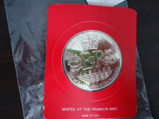 Cook Islands: 1977 Queen ' S Silver Jubilee,  Silver Bu $25 Dollars Coin,  Rare photo
