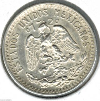 1939 Mexico 20 Centavos Silve Great Detail Uncirculated photo