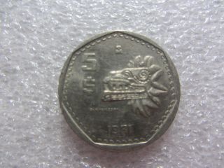 Mexico 5 Pesos Coin 1981,  Collectable Item photo