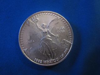 1 Onza Plata Pura 1992 Mexico Silver Coin photo