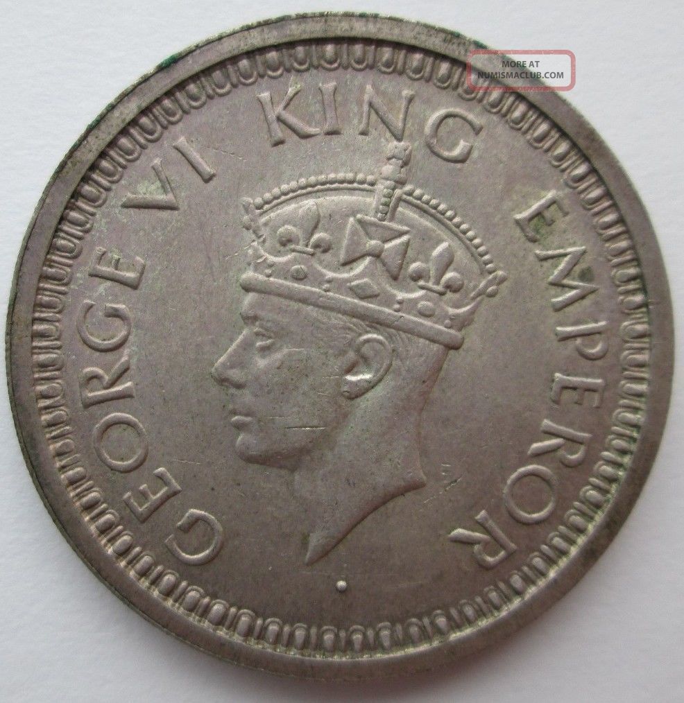 1944 India British Silver Rupee Km 557.  1 (george Vi).  1874 Oz Asw India photo